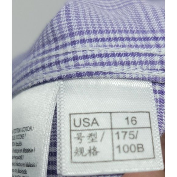 Men's Button-Down Dress/Casual‎ Long Sleeve Brooks Brothers Shirt Size Medium - Picture 5 of 6